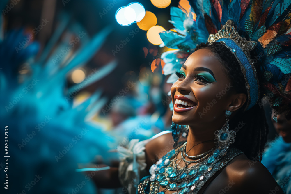 Brazilians playing, dancing and having fun at a Street Carnaval celebration Brazilians playing, dancing and having fun at a Street Carnaval celebration
