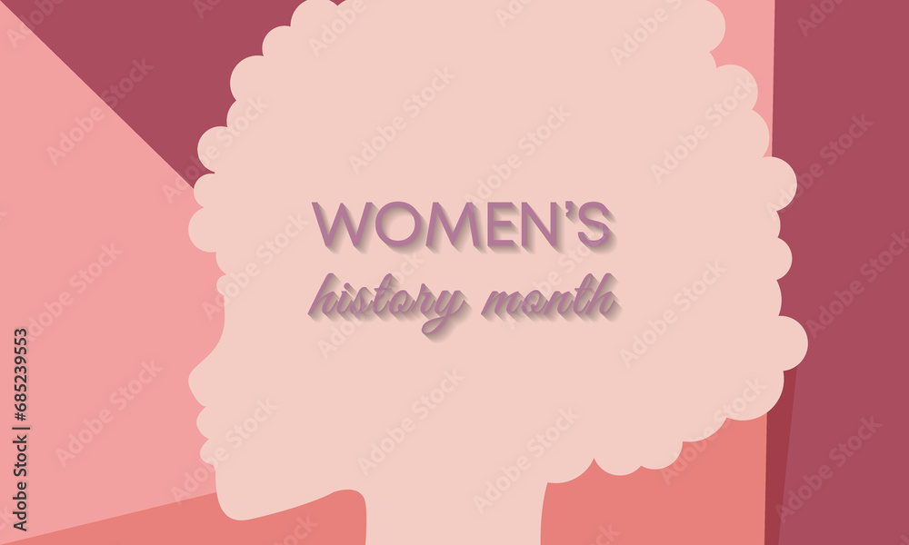 Women's history Month, March 2024, vector illustration