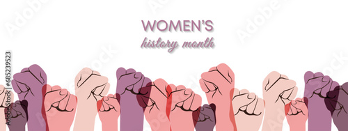 Women's history Month, March 2024, vector illustration
