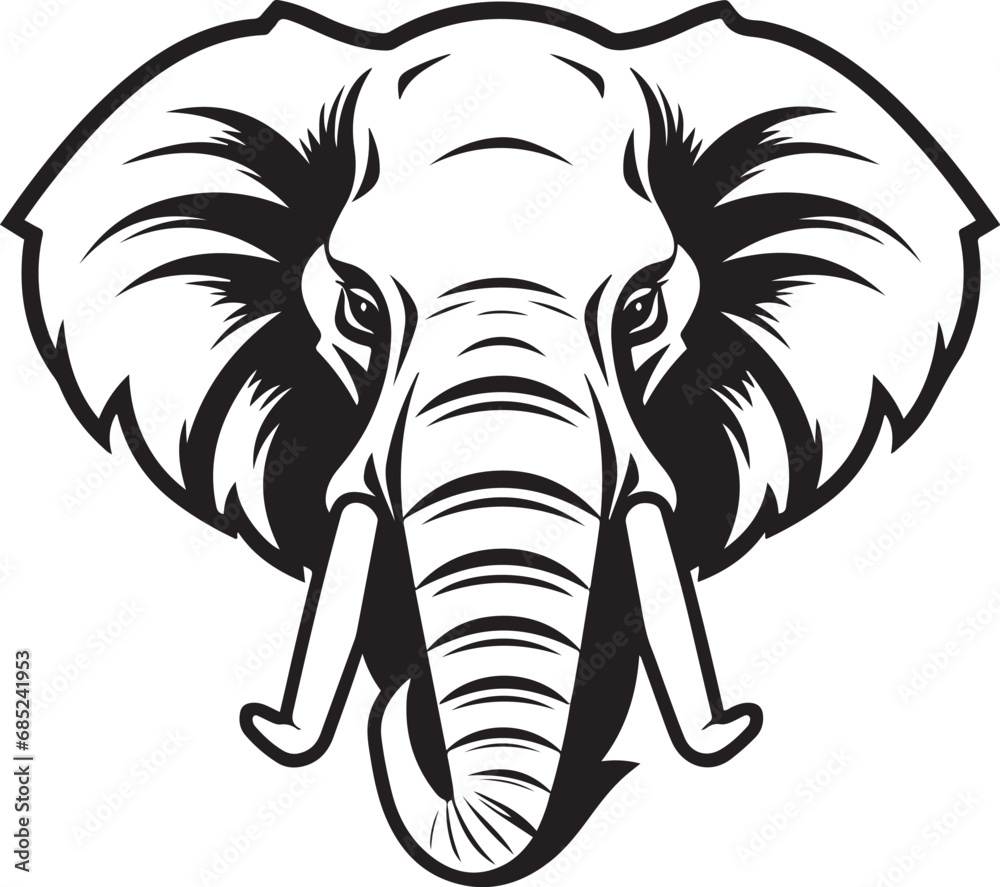 Obraz premium Elephant Mascot Graphics