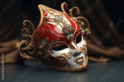 Elegant masquarade venetian mask. carnivale mask. © Abstractartfactory