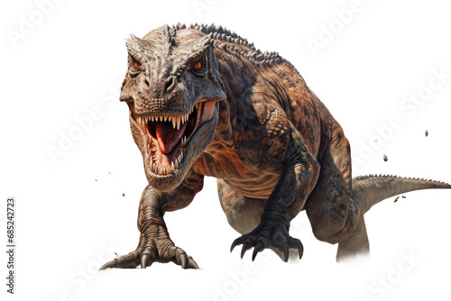 Carnotaurus Fearsome Predator on a White or Clear Surface PNG Transparent Background