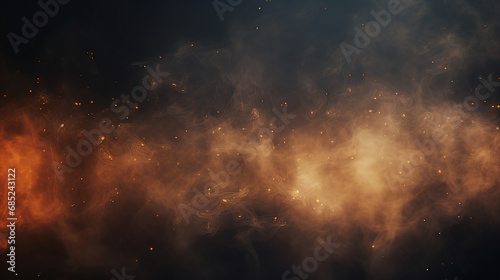 Fiery Embers Abstract Background