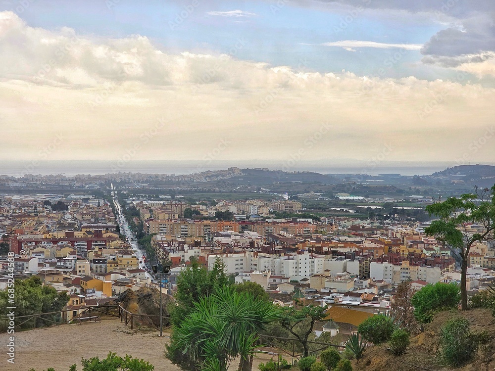 View of Vélez-Málaga from the castle