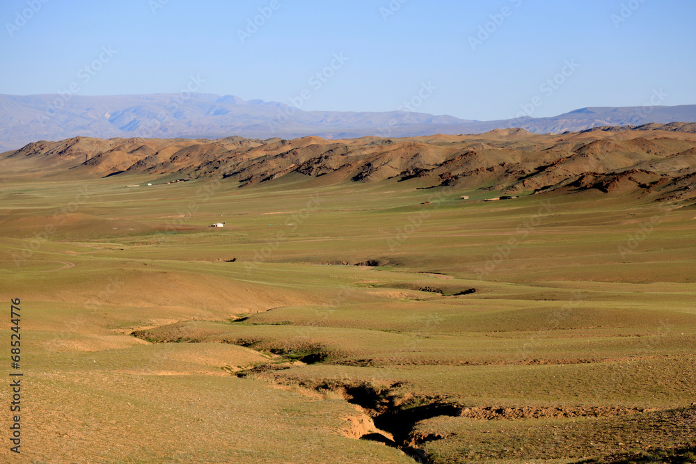 Landscape around Ikh Bogd Mountain in Mongolia Landscape around Ikh Bogd Mountain in Mongolia