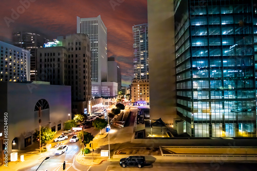 Photography Downtown Phoenix Arizona Night