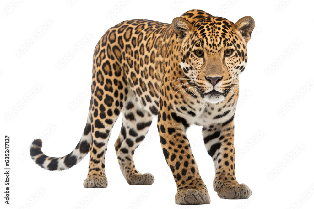 Jaguar Stealthy Predator on a White or Clear Surface PNG Transparent Background Jaguar Stealthy Predator on a White or Clear Surface PNG Transparent Background