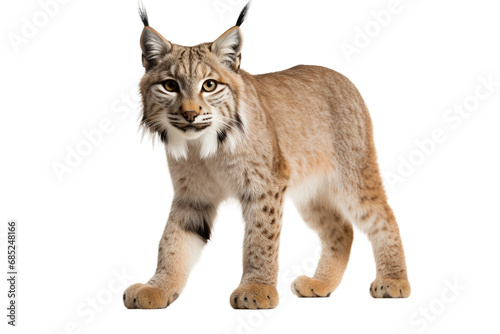 Lynx Silent Stalker on a White or Clear Surface PNG Transparent Background