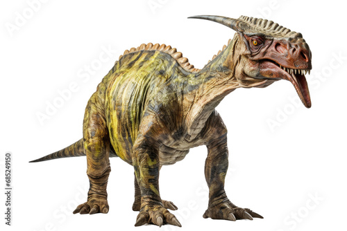 Parasaurolophus Crested Marvel on a White or Clear Surface PNG Transparent Background © Usama
