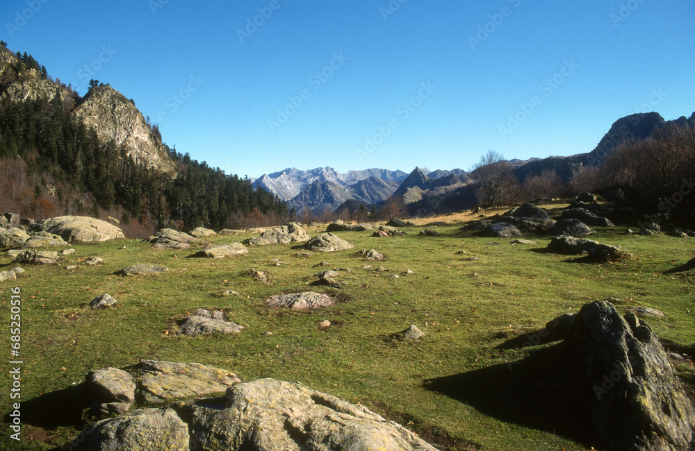 Vallée d'Ossau, Parc national des Pyrénées, 64, Pyrénées Atlantiques, France