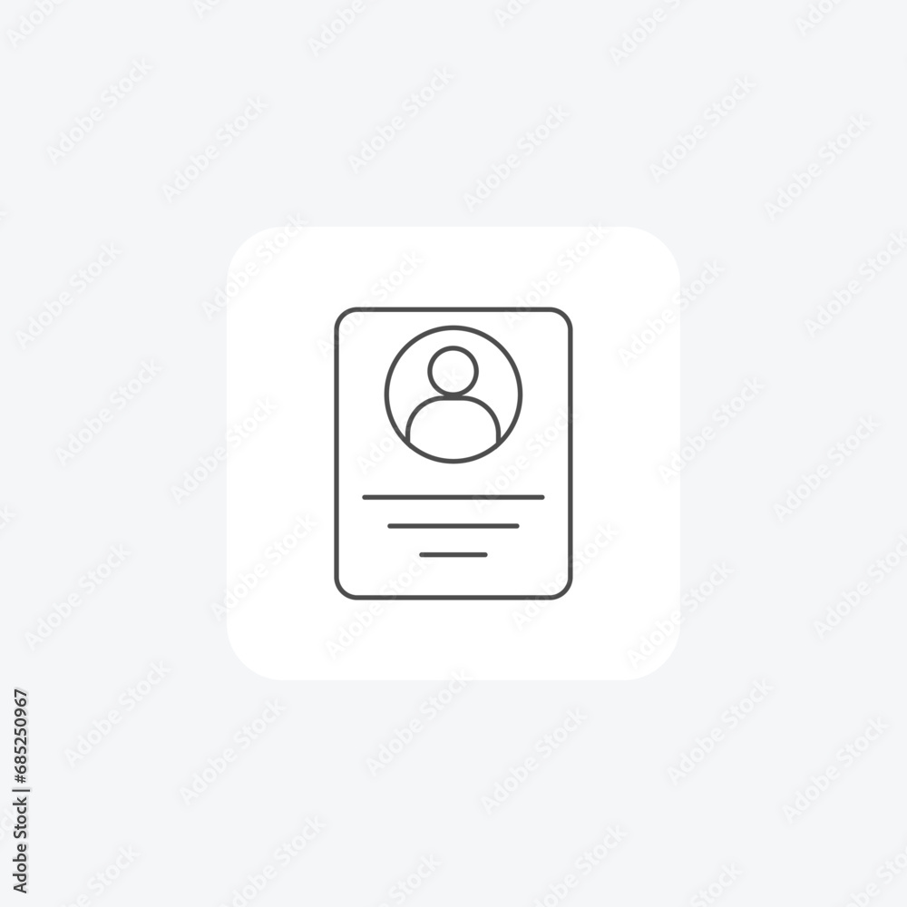 Profile, Identity, Diversity, thin line icon, grey outline icon, pixel perfect icon Profile, Identity, Diversity, thin line icon, grey outline icon, pixel perfect icon