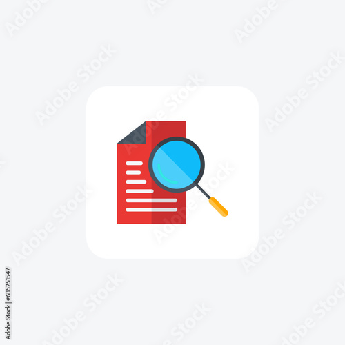 Search, Searching, Internet Queries, flat color icon, pixel perfect icon