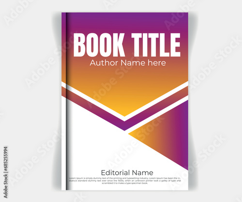 Vector Modern Book Cover Design