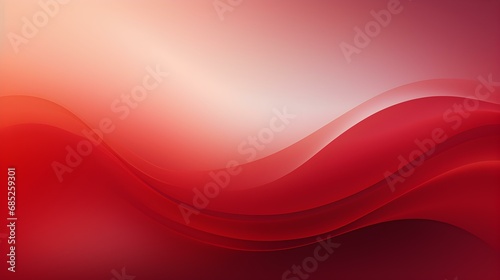 Gradient Background in dark red and white Colors. Elegant Display Wallpaper with soft Waves