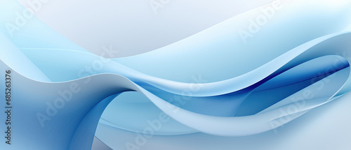 Dynamic blue wave pattern with undulating lines.