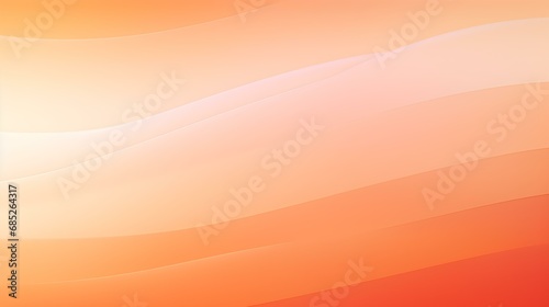Gradient Background in light orange and white Colors. Elegant Display Wallpaper with soft Waves