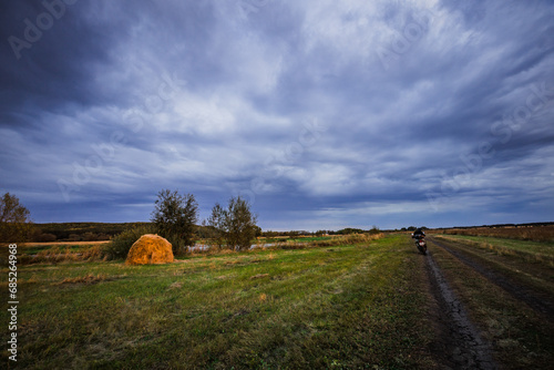 warm autumn weather in nature