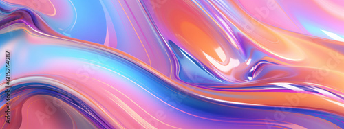 Vivid liquid abstract with a mesmerizing blend of colors.