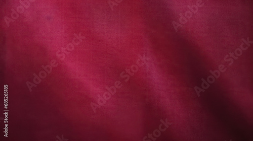 burgundy red, dark red abstract vintage background for design. Fabric cloth canvas texture. Color gradient, ombre. Rough, grain. Matte, shimmer, generative AI