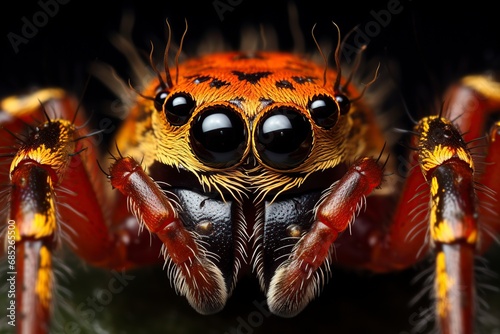 large laglaise weaver spider in the garden © Jorge Ferreiro