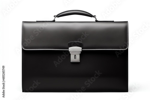 a black briefcase with a lock