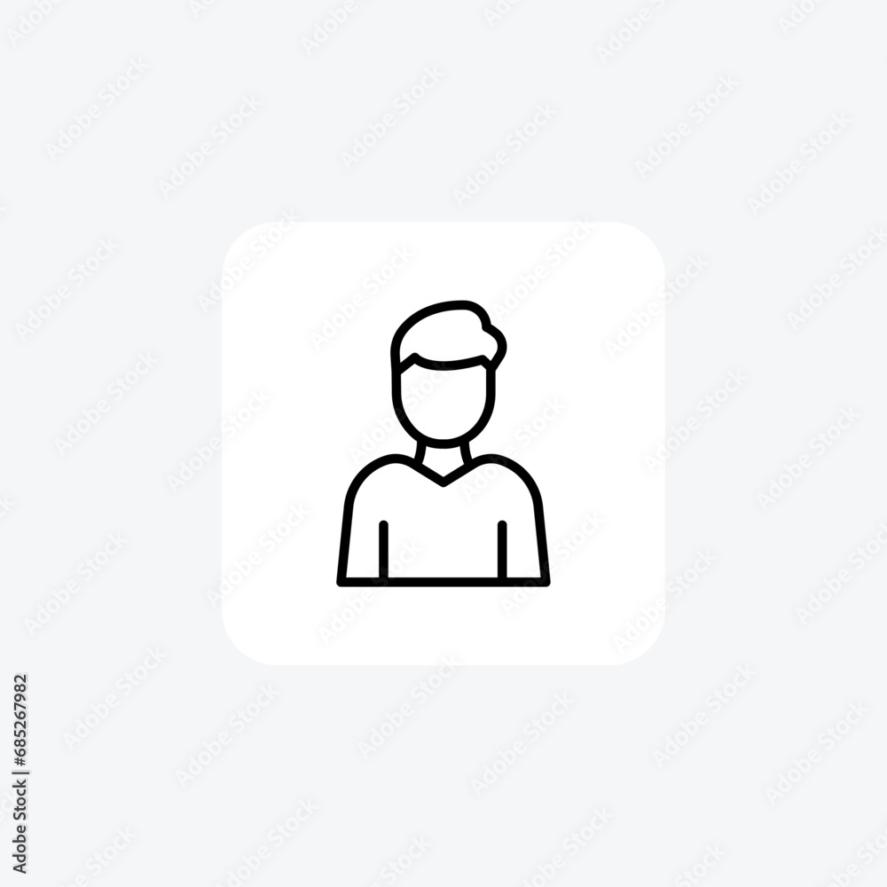 Human, Individuality, line icon, outline icon, pixel perfect icon Human, Individuality, line icon, outline icon, pixel perfect icon