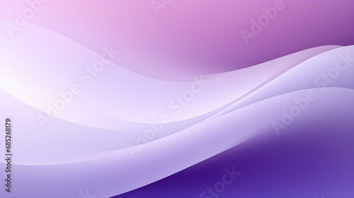 Gradient Background in purple and white Colors. Elegant Display Wallpaper with soft Waves