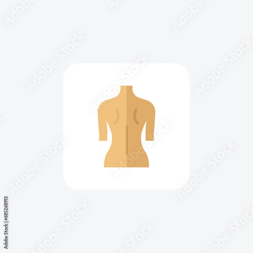 Body, Physical Structure, flat color icon, pixel perfect icon