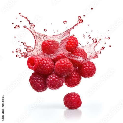 raspberries on white background, raspberries isolated on white background, raspberries in water splash, raspberries splash, raspberries isolated, raspberries on white, water splash, easy to cut out