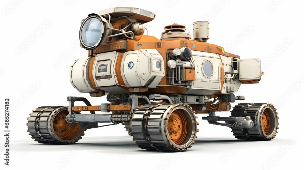 Research satellite rover probe of various space planets, Research satellite rover probe of various space planets,