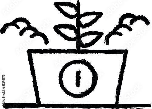 angel investor, clouds, icon grunge style vector