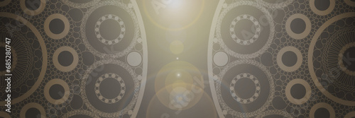 Colorful background with geometric element. Sacred geometry motifs. Vintage decorative elements.
