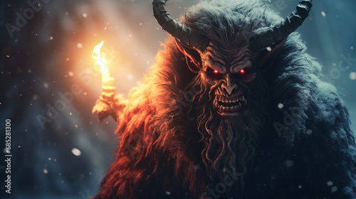 Krampus, Christmas devil folklore character