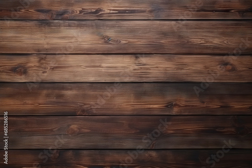 Empty old wooden table background. Generative Ai