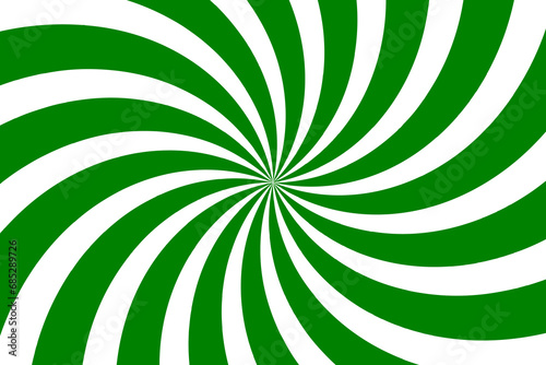Abstract white spiral on green background design  spiral background
