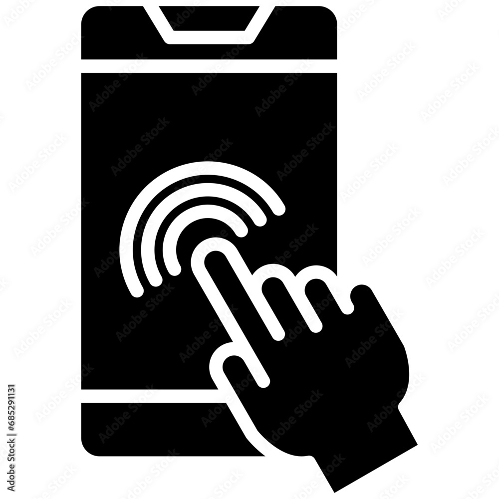 Touch Screen Icon Touch Screen Icon