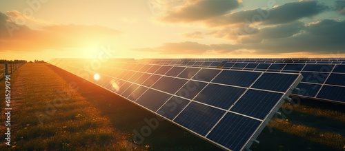 Solar panels in fields prov...