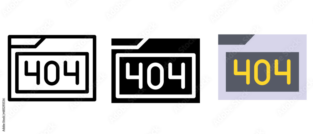 Error 404 icon Error 404 icon