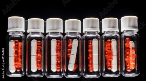 Clear plastic vial of Dextroamphetamine for ADHD and Narcolepsy Treatment - Available Now