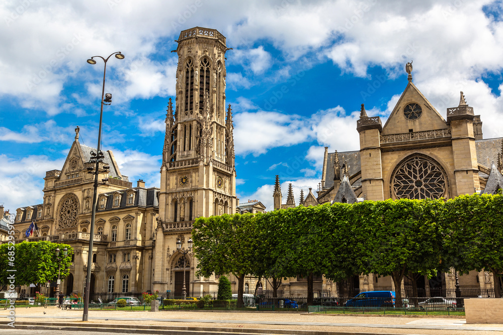 Church of Saint Germain l'Auxerrois in Paris in Paris, France