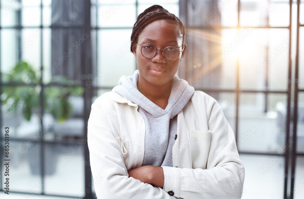 Portrait of a young African American business woman - Black people Portrait of a young African American business woman - Black people