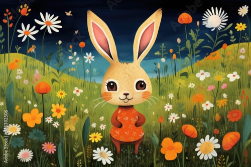 Storybook Illustration of a...