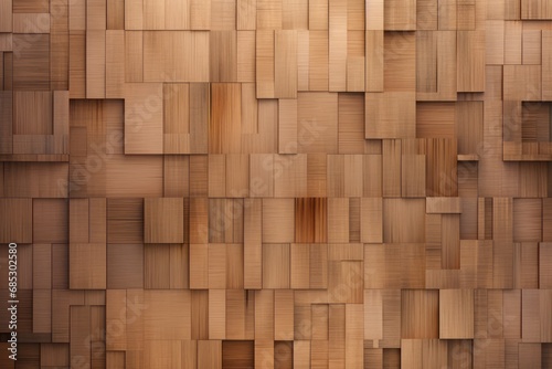 A wooden wall with a light brown color