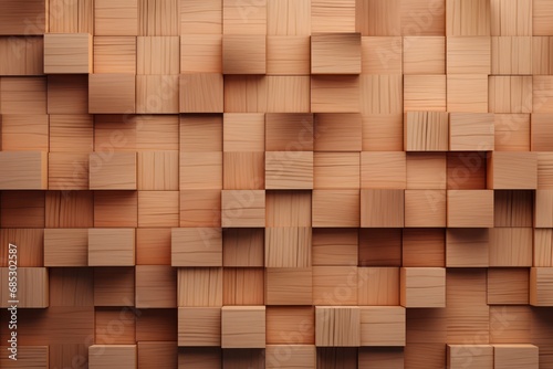 A wooden wall with a light brown color