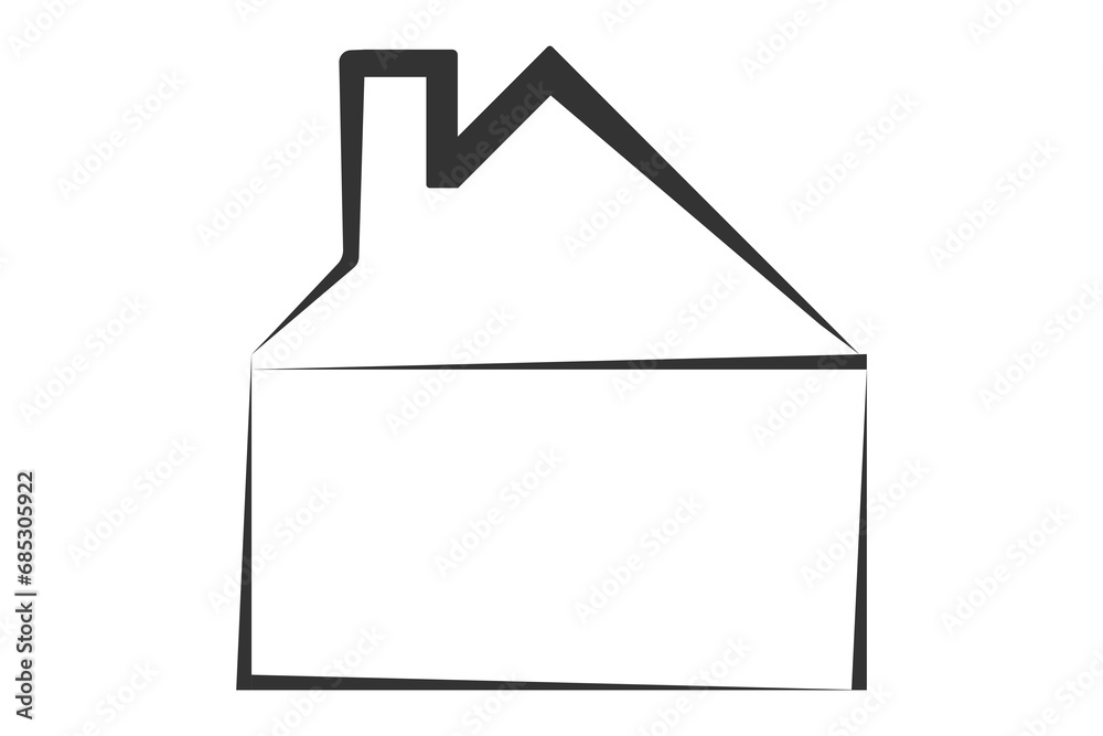 Home icon. House vector ilustration. Home icon. House vector ilustration.