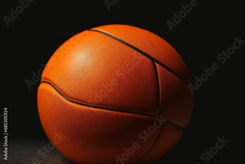 basketball isolated on black © christmas