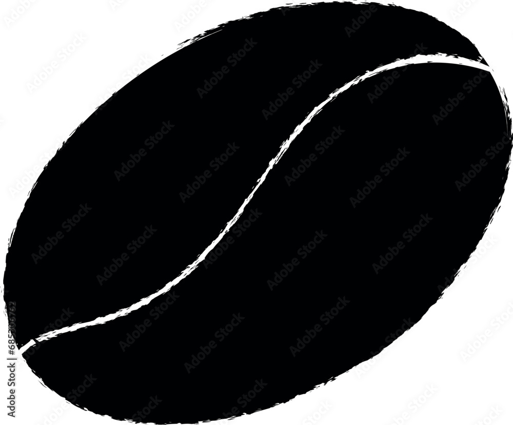Fototapeta premium coffee bean icon grunge style vector