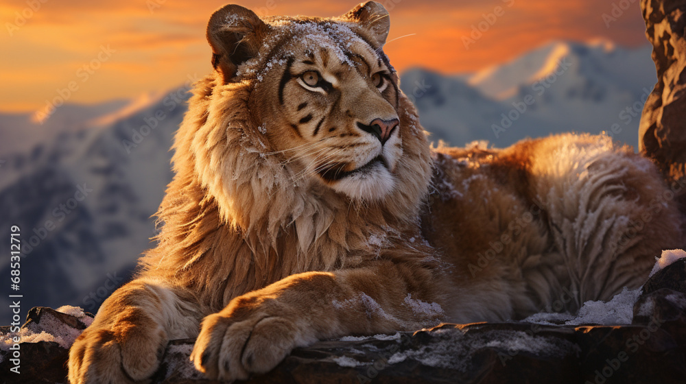 Naklejka premium tiger panthera leo