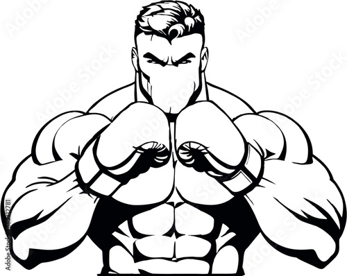 illustration of a boxer