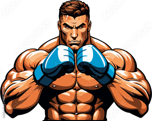 illustration of a boxer